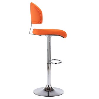 Barkruk kunstleer oranje 4