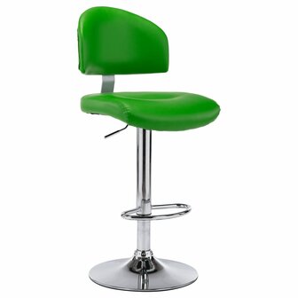 Barkruk kunstleer groen 1