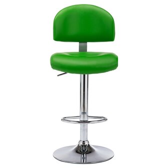 Barkruk kunstleer groen 2