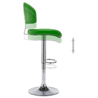 Barkruk kunstleer groen 5