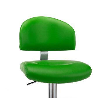 Barkruk kunstleer groen 6