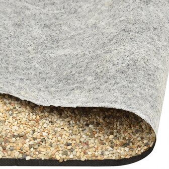 Grindfolie 400x100 cm natuurlijk zandkleurig 4