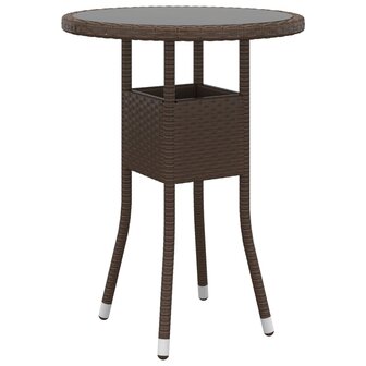 3-delige Tuinset poly rattan bruin 3