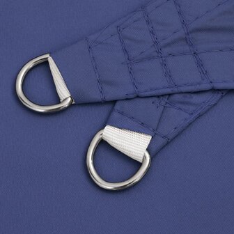 Zonnescherm driehoekig 2,5x2,5x3,5 m oxford stof blauw 6