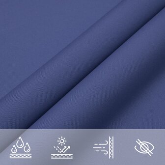 Zonnescherm driehoekig 2,5x2,5x3,5 m oxford stof blauw 8
