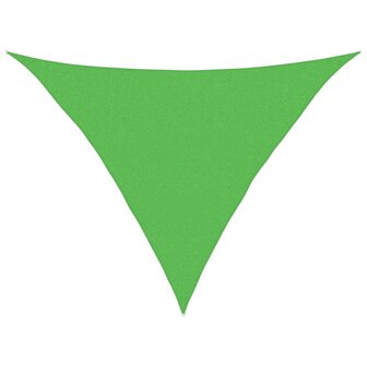 Zonnezeil 160 g/m&sup2; 2,5x2,5x3,5 m HDPE lichtgroen 2