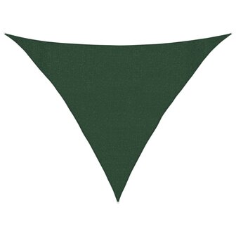 Zonnezeil 160 g/m&sup2; 3x3x4,2 m HDPE donkergroen 2