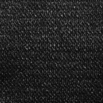 Zonnezeil 160 g/m&sup2; 3x3x3 m HDPE zwart 9