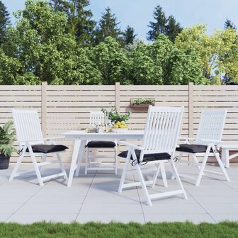 Stoelkussens 4 st 40x40x7 cm oxford stof antracietkleurig 1