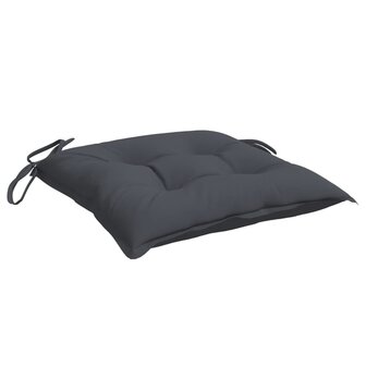Stoelkussens 4 st 40x40x7 cm oxford stof antracietkleurig 5