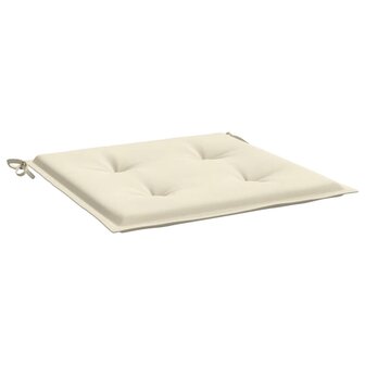 Tuinstoelkussens 2 st 50x50x3 cm oxford stof cr&egrave;mekleurig 5