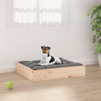 Hondenmand 51,5x44x9 cm massief grenenhout 1