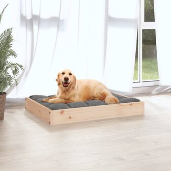 Hondenmand 71,5x54x9 cm massief grenenhout 5