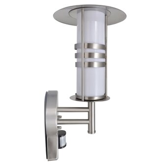 Pagode vormige RVS wandlamp met bewegingssensor 3