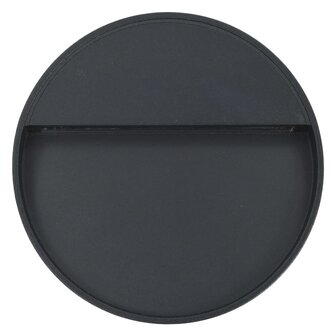LED-buitenwandlampen 2 st 3 W rond zwart 5