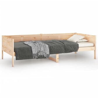 Slaapbank massief grenenhout 80x200 cm 2