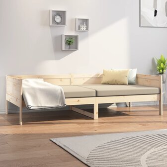 Slaapbank massief grenenhout 80x200 cm 7