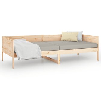 Slaapbank massief grenenhout 80x200 cm 8