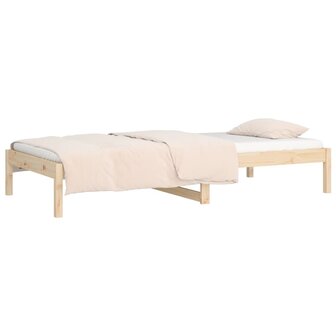 Slaapbank zonder matras 80x200 cm massief grenenhout 6
