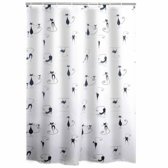 RIDDER Douchegordijn Textile katten 1