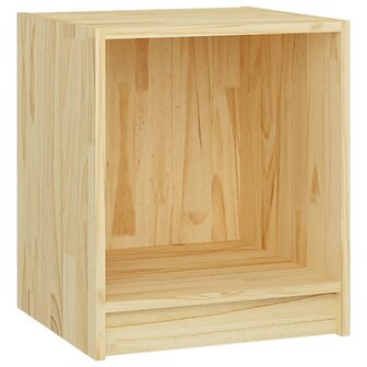 Nachtkastje 35,5x33,5x41,5 cm massief grenenhout 2