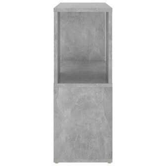 Boekenkast 60x24x63 cm bewerkt hout betongrijs 4