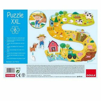 Baby Boerderij Puzzel XXL Goula 53176 (17 pcs) 3