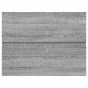 Wastafelkast 60x38,5x45 cm bewerkt hout grijs sonoma eikenkleur 3