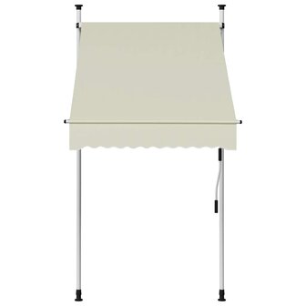 Luifel handmatig uittrekbaar 100 cm cr&egrave;me 2