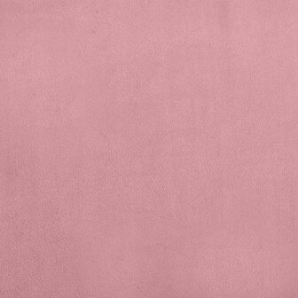 Kinderbank 70x45x30 cm fluweel roze 6