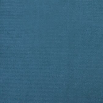 Kinderbank 80x45x30 cm fluweel blauw 6