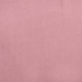 Kinderbank 60x40x30 cm fluweel roze 6