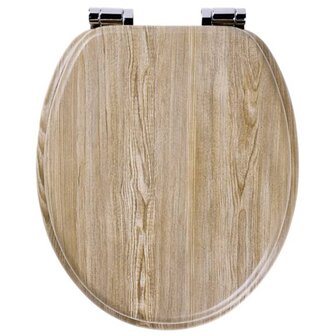 Tiger Soft-close toiletbril Scaffold MDF bruin 252022546 3
