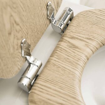 Tiger Soft-close toiletbril Scaffold MDF bruin 252022546 5