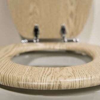 Tiger Soft-close toiletbril Scaffold MDF bruin 252022546 6
