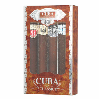 Parfumset voor Heren Cuba EDT Classic 4 Onderdelen 1