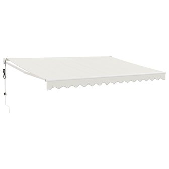 Luifel automatisch uitschuifbaar 4x3 m cr&egrave;mekleurig 2
