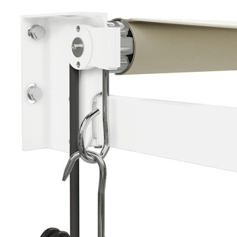 Luifel automatisch uitschuifbaar 4x3 m cr&egrave;mekleurig 7