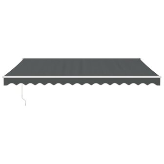 Luifel automatisch uitschuifbaar 4x3 m antracietkleurig 3