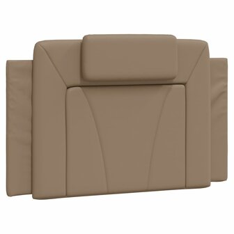 Bed met matras kunstleer cappuccinokleurig 90x190 cm 5
