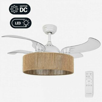 Plafondventilator Universal Blue JALOQUE WFC &Oslash; 104 cm 65 W 1
