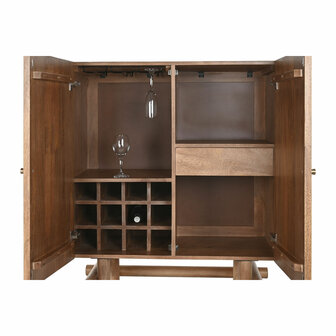 Flessenrek Home ESPRIT Natuurlijk 90 x 45 x 156 cm 3