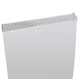 Tuinfontein met pomp gebogen 130 cm roestvrij staal 7