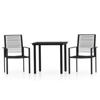 3-delige Tuinset zwart 2