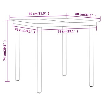 3-delige Tuinset zwart 8