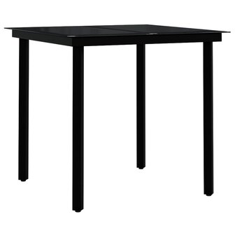 3-delige Tuinset bruin en zwart 5