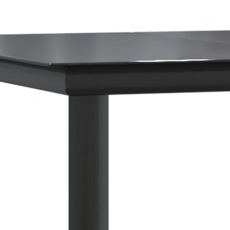 3-delige Tuinset met kussens poly rattan zwart en grijs 7