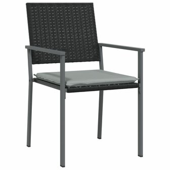 3-delige Tuinset met kussens poly rattan en staal 5