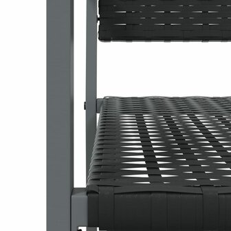 3-delige Tuinset met kussens poly rattan en staal 7