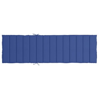 Ligbedkussen 200x60x3 cm oxford stof koningsblauw 5